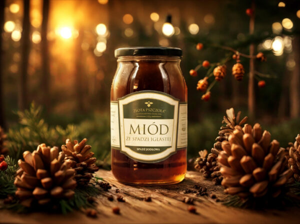 Miód ze spadzi iglastej - obrazek 5